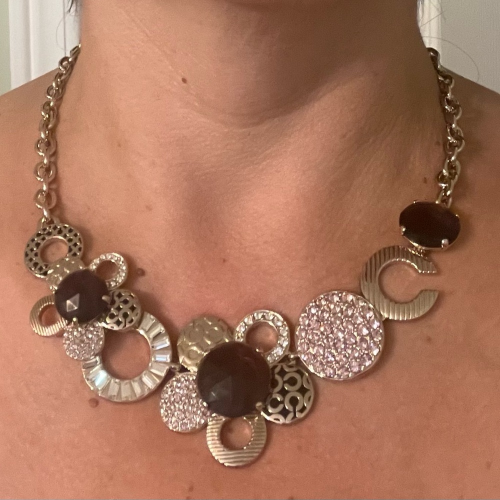 Coach Vintage Statement Necklace  -Simply Gorgeous Collector Piece, New!